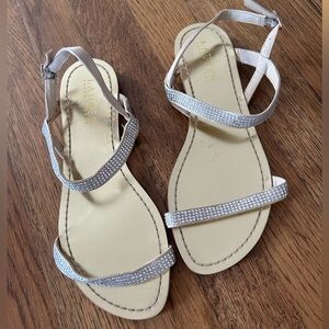 Ralph Lauren Gold Flats